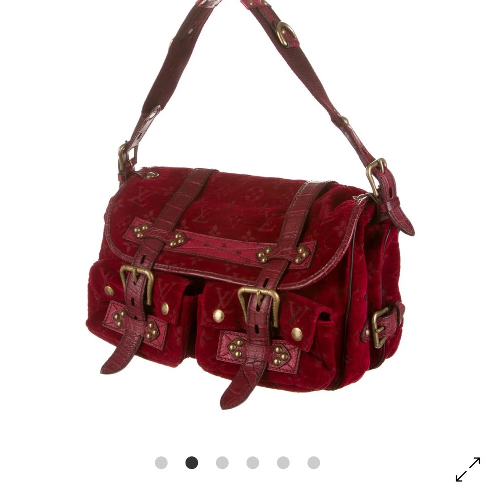 Louis Vuitton Limited Edition  Velours CLYDE Shoulder Bag Great Condition